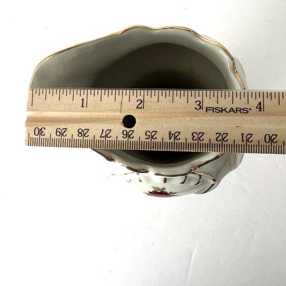 FORMALITIES by BAUM BROS Vintage Porcelain Pitcher Vase 10" Tall Rose Collection - Picture 9 of 9